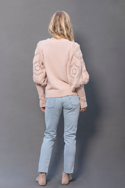 The Vivienne Sweater, Blush - MINTCA